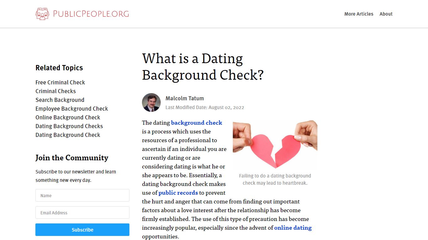 What is a Dating Background Check? (with pictures)
