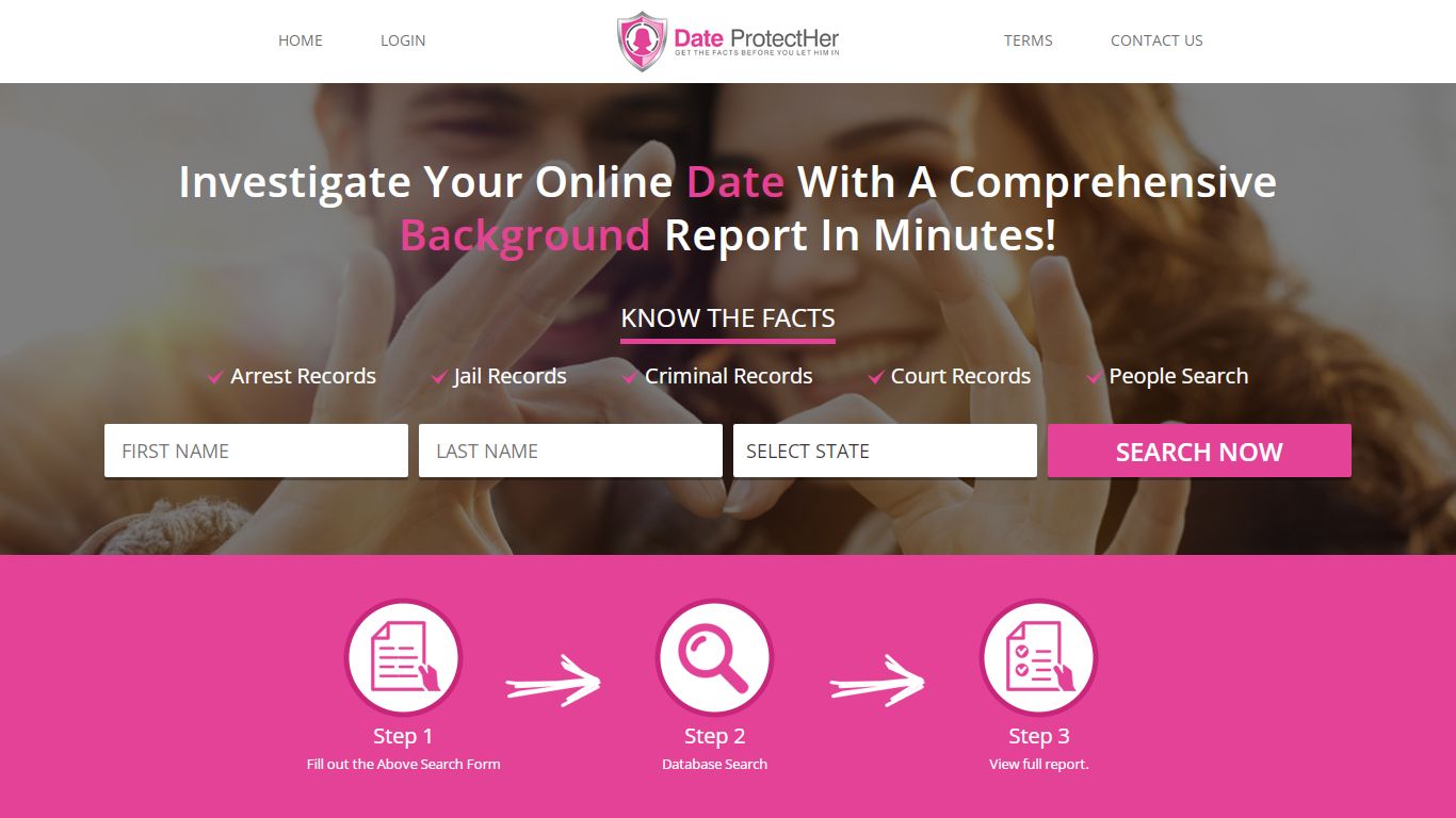 Dating Background Checks, Background Check Dating - Date ProtectHer