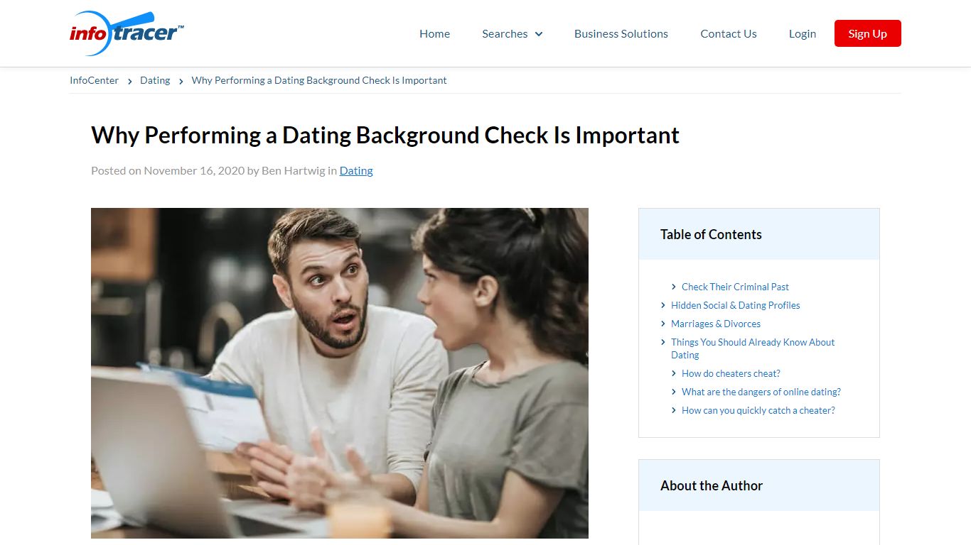 How To Do A Background Check On Someone You Are Dating - Infotracer.com